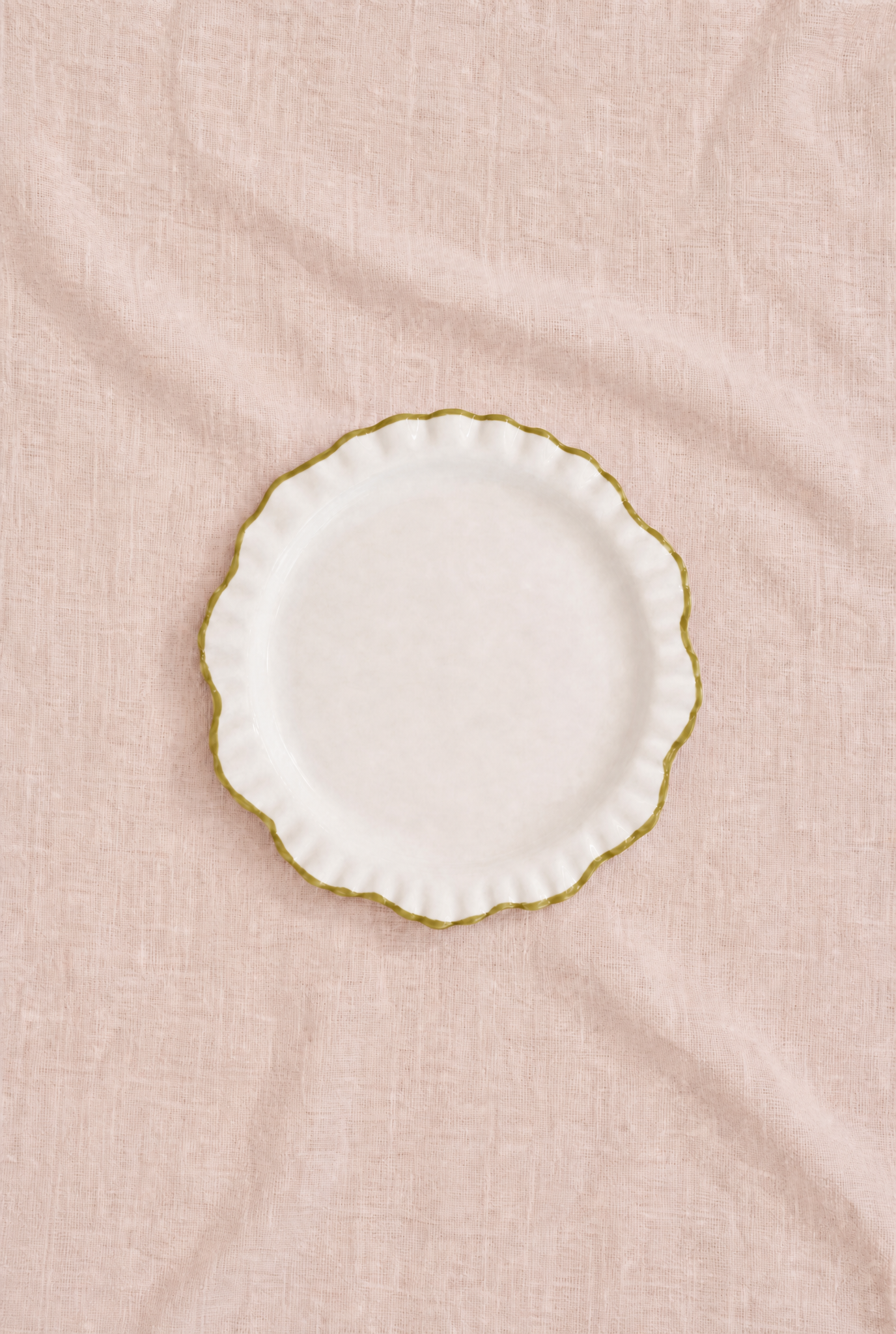 Breakfast Plate Green Ollie (Set of 2)