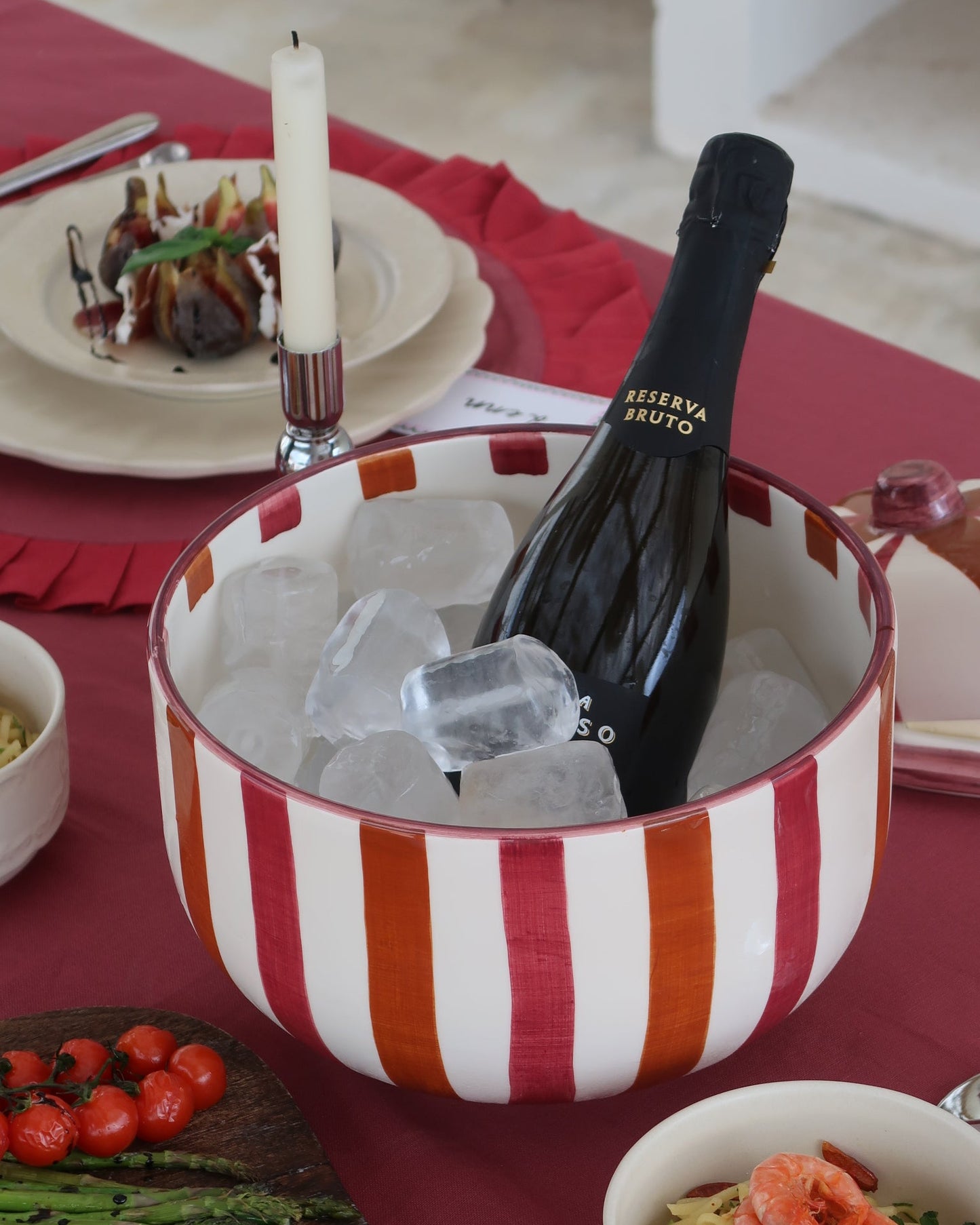 Bowl Copper/Burgundy Ruby