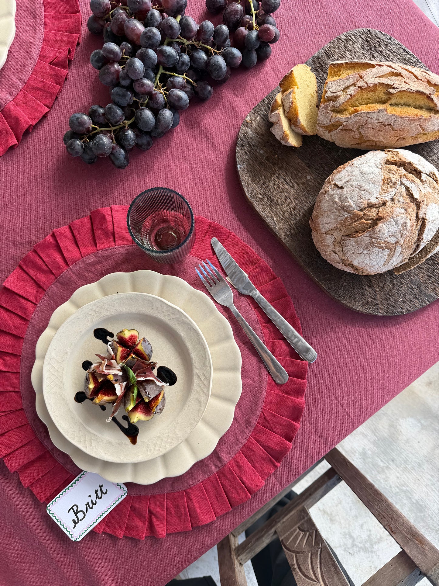 Placemat Burgundy Nova (set van twee)