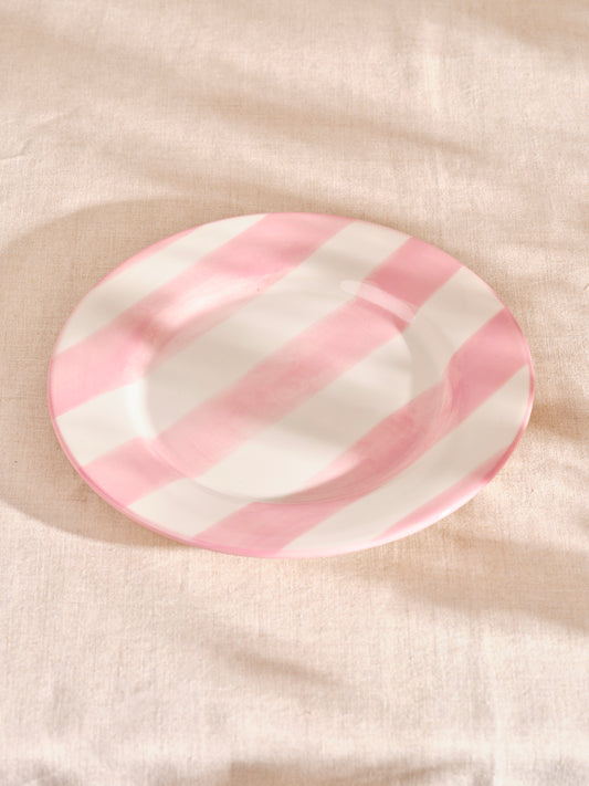 Breakfast Plate Pink Iris