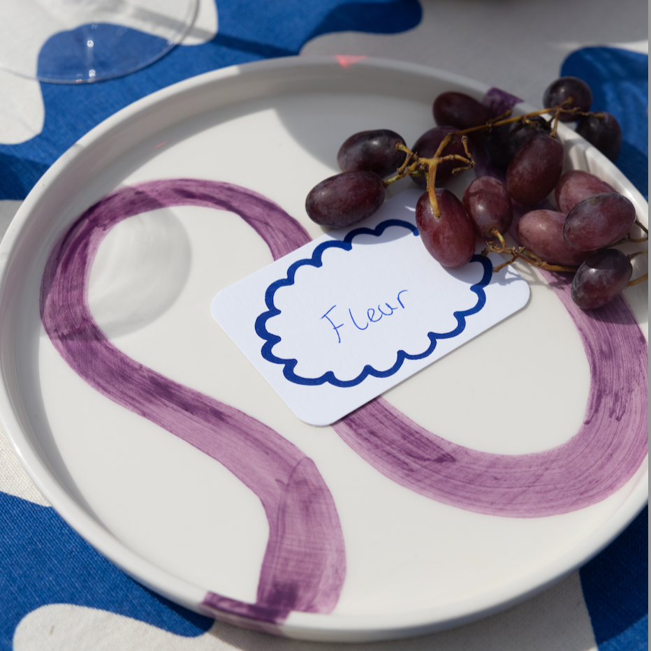 Plate Purple Nina