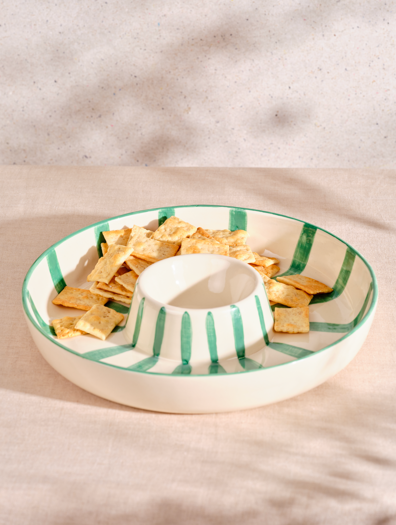 Chip'N Dip Bowl Green Sam