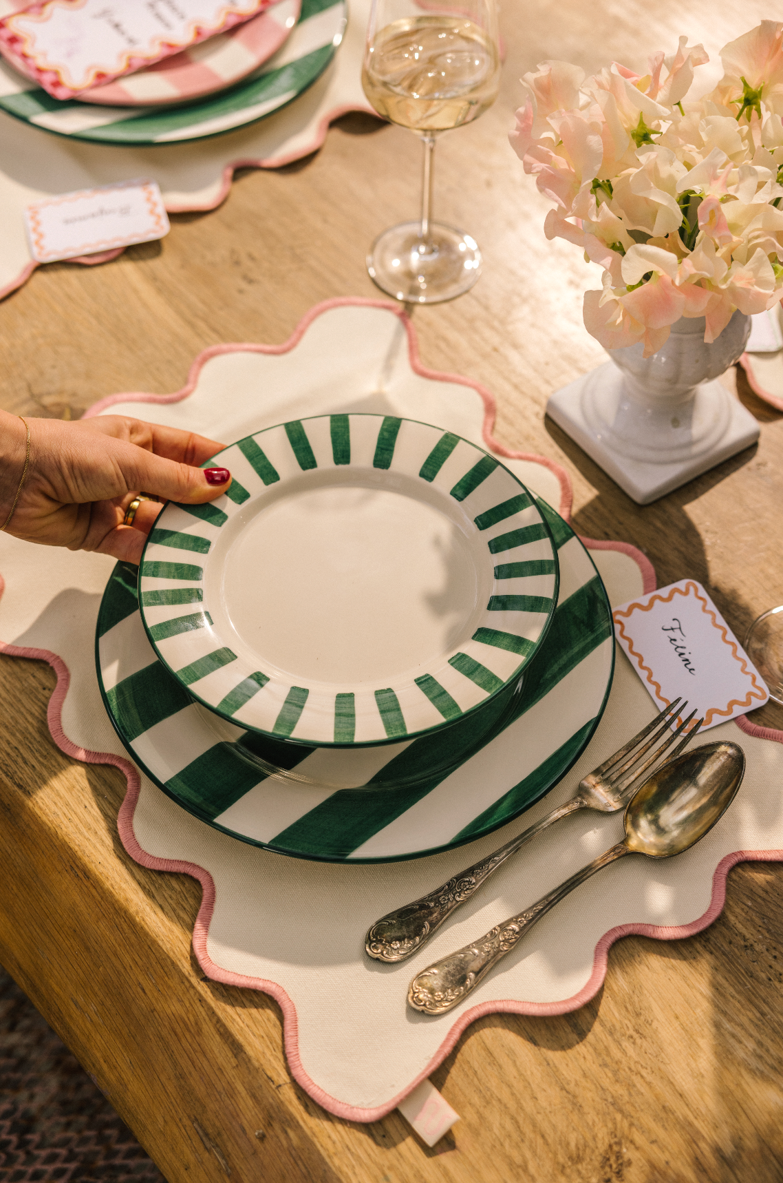 Breakfast Plate Green Kelly