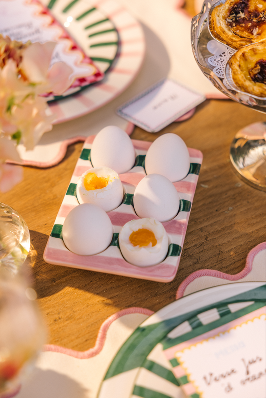 Eggholder Green/Pink Bold Fleur