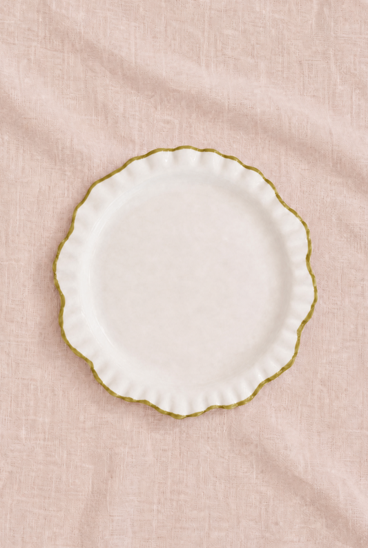 Dinner Plate Green Ollie  (Set of 2)
