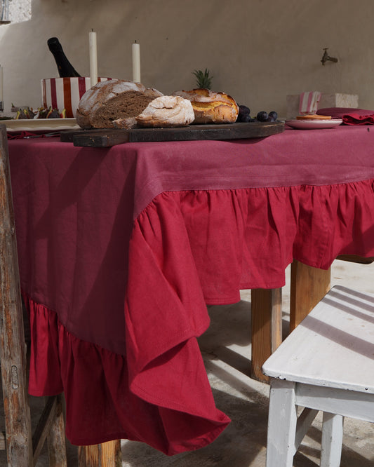 Tablecloth Burgundy Nova