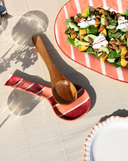 Spoonrest Blush/Burgundy Jules