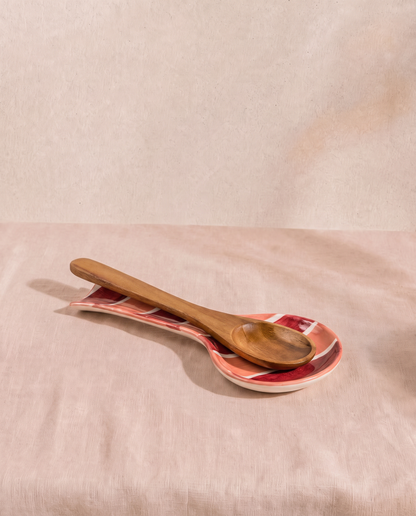 Spoonrest Blush/Burgundy Jules