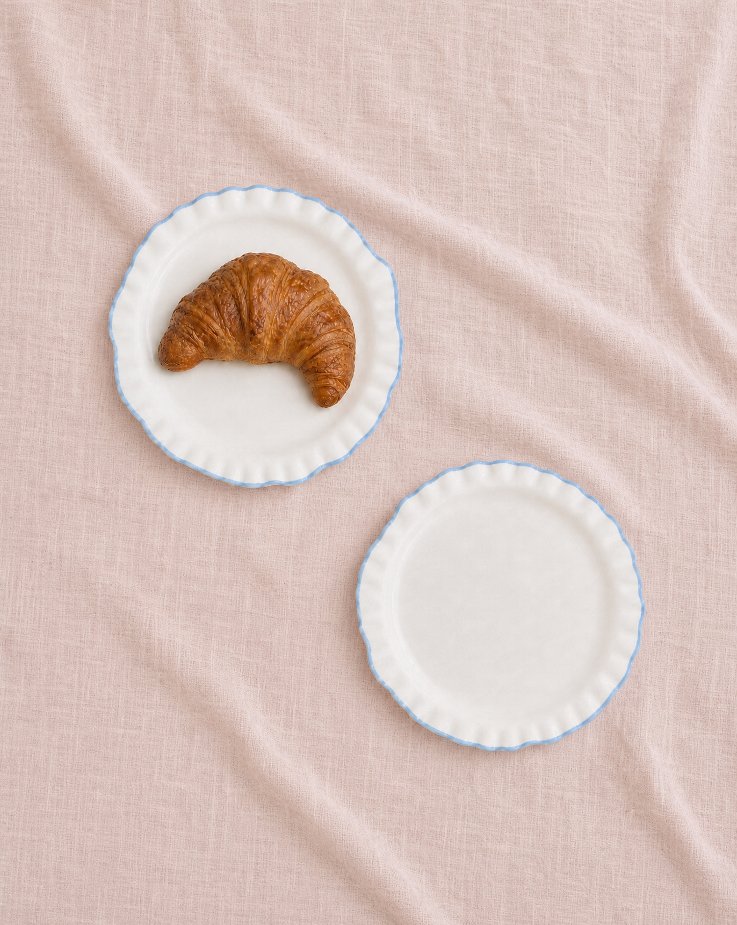 Breakfast Plate Lightblue Anna  (Set of 2)