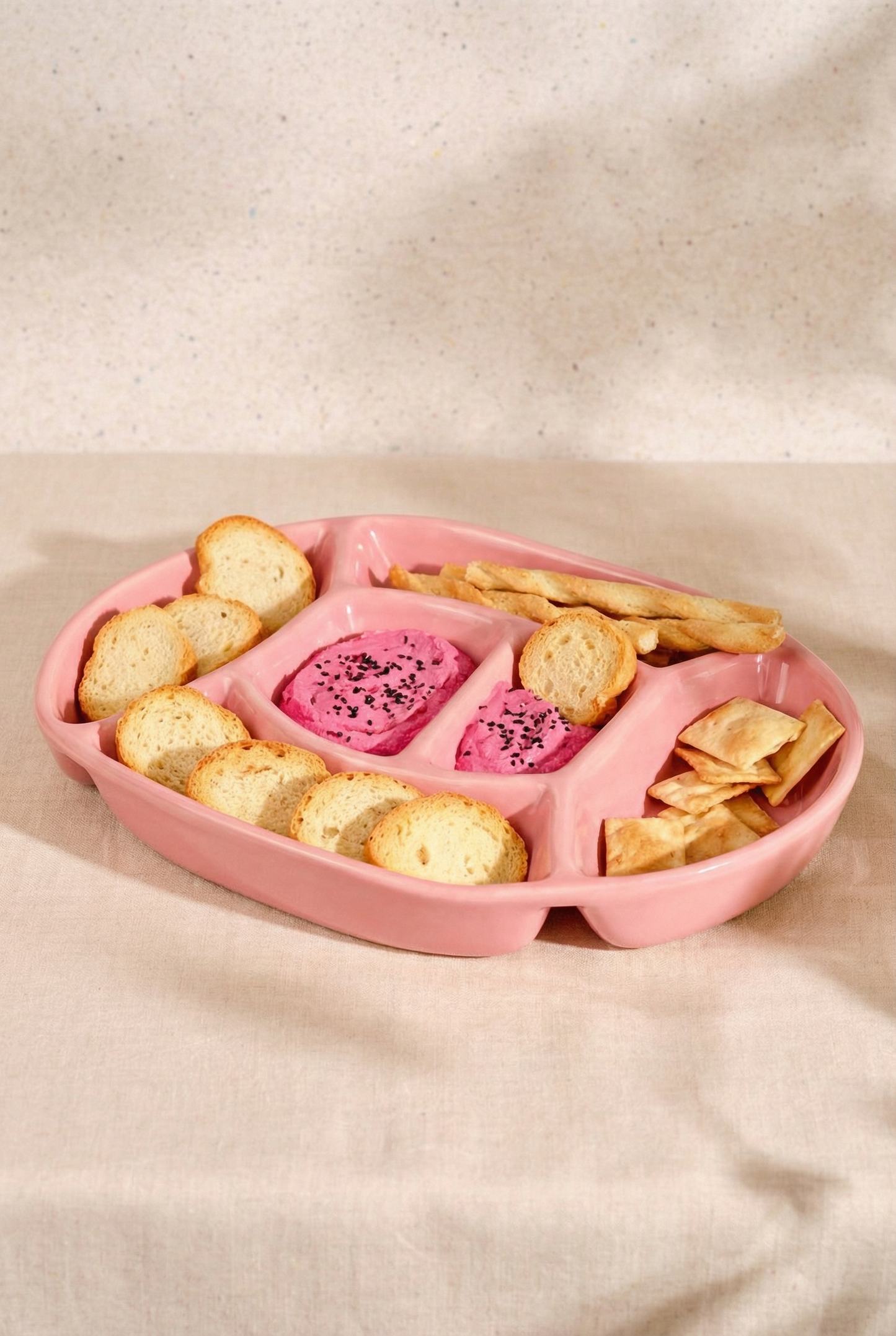 Snack Platter Pink Iris