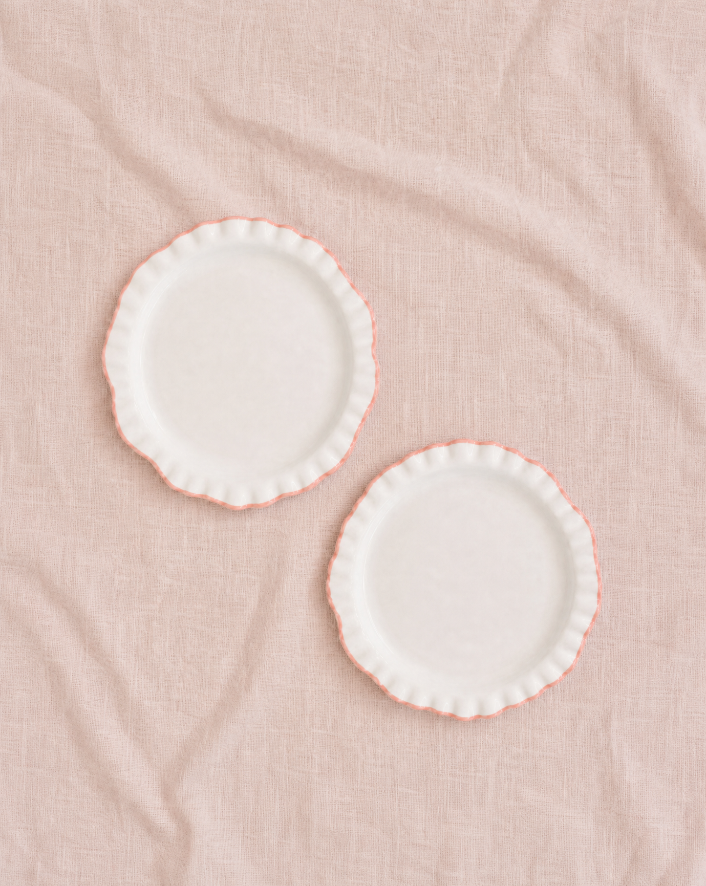 Breakfast Plate Blush Charlie  (Set of 2)
