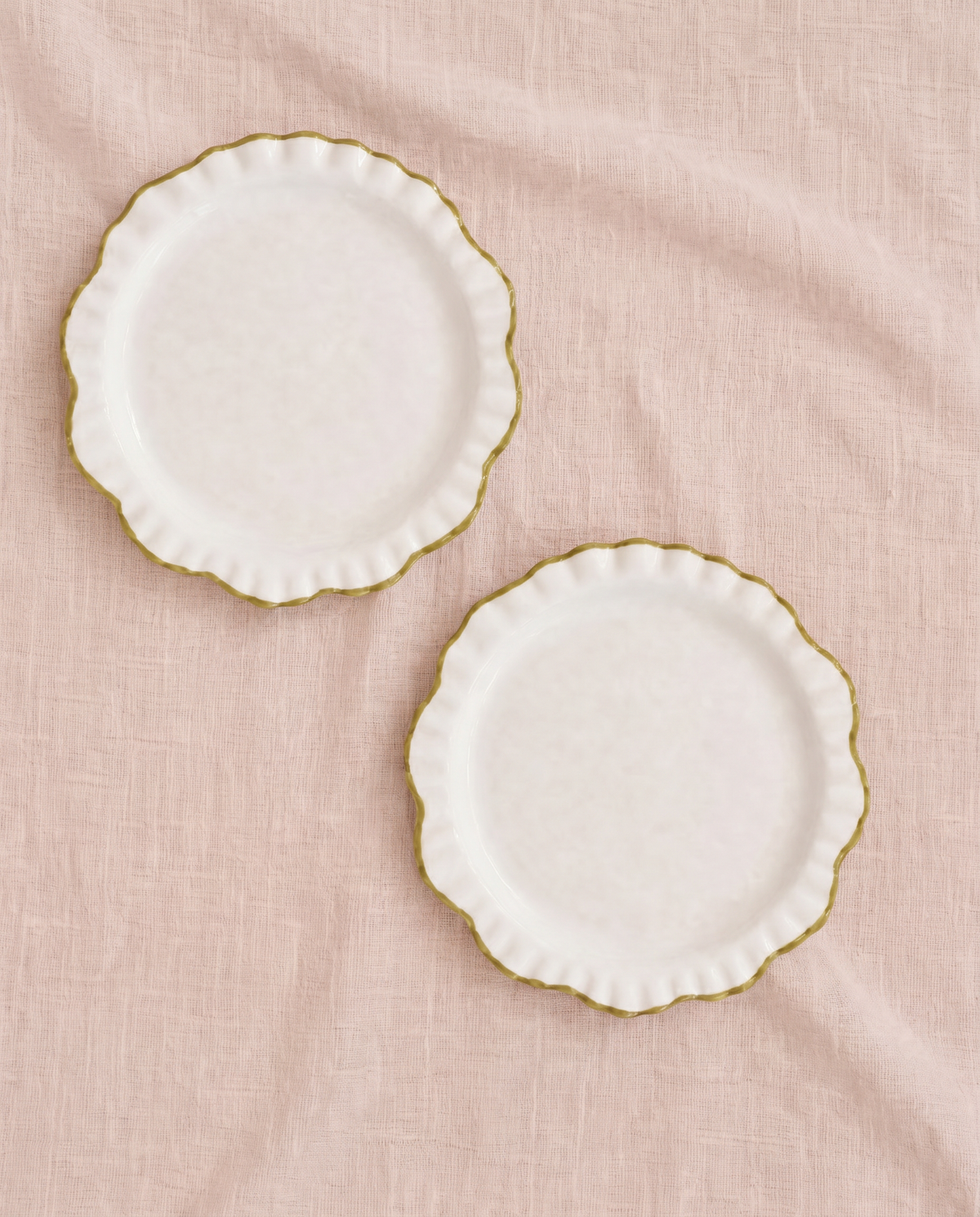 Dinner Plate Green Ollie  (Set of 2)