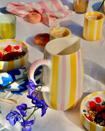 Jug Pink/Yellow Saar