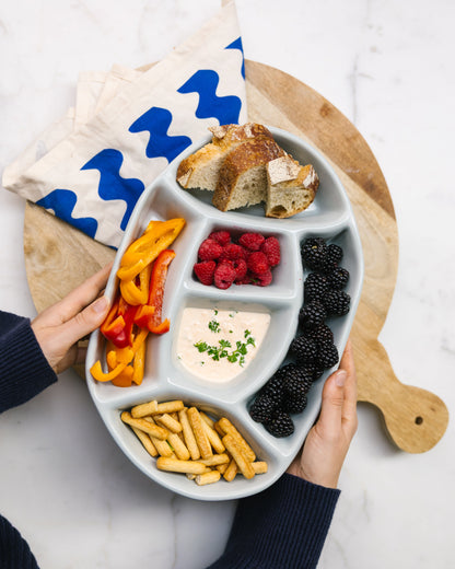 Snack Platter Lightblue Anna