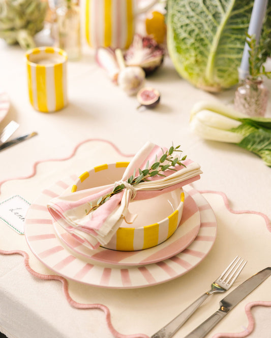 Napkin Pink Iris (Set of 2)