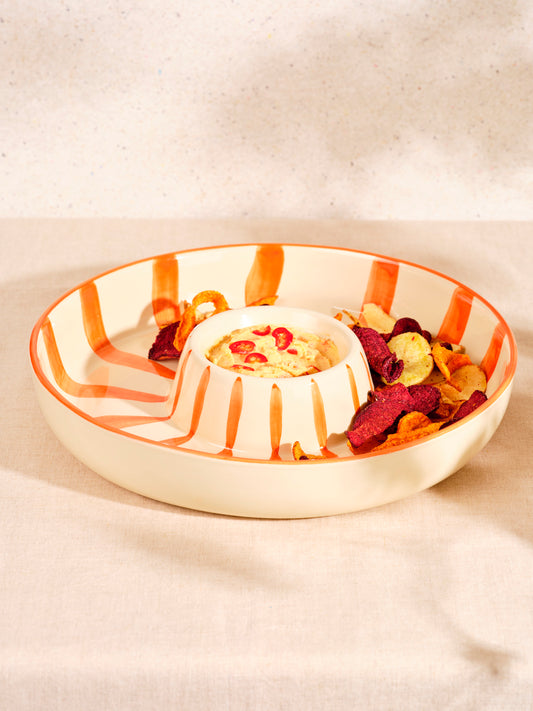 Chip 'N Dip Bowl Orange Steef