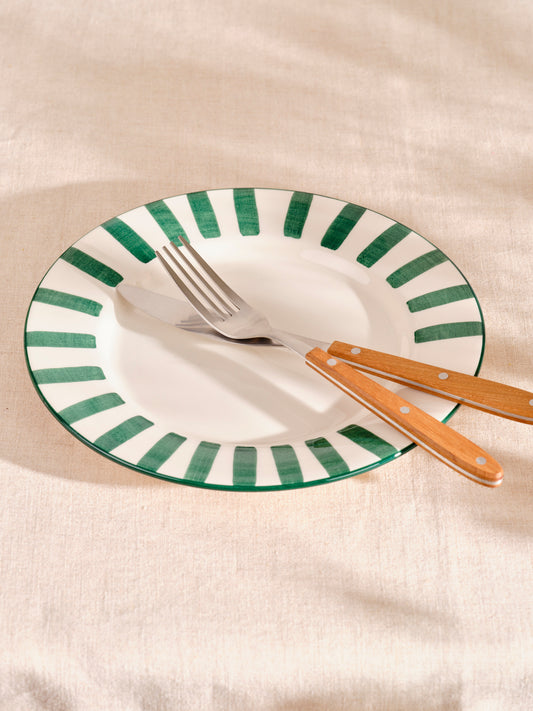 Breakfast Plate Green Kelly