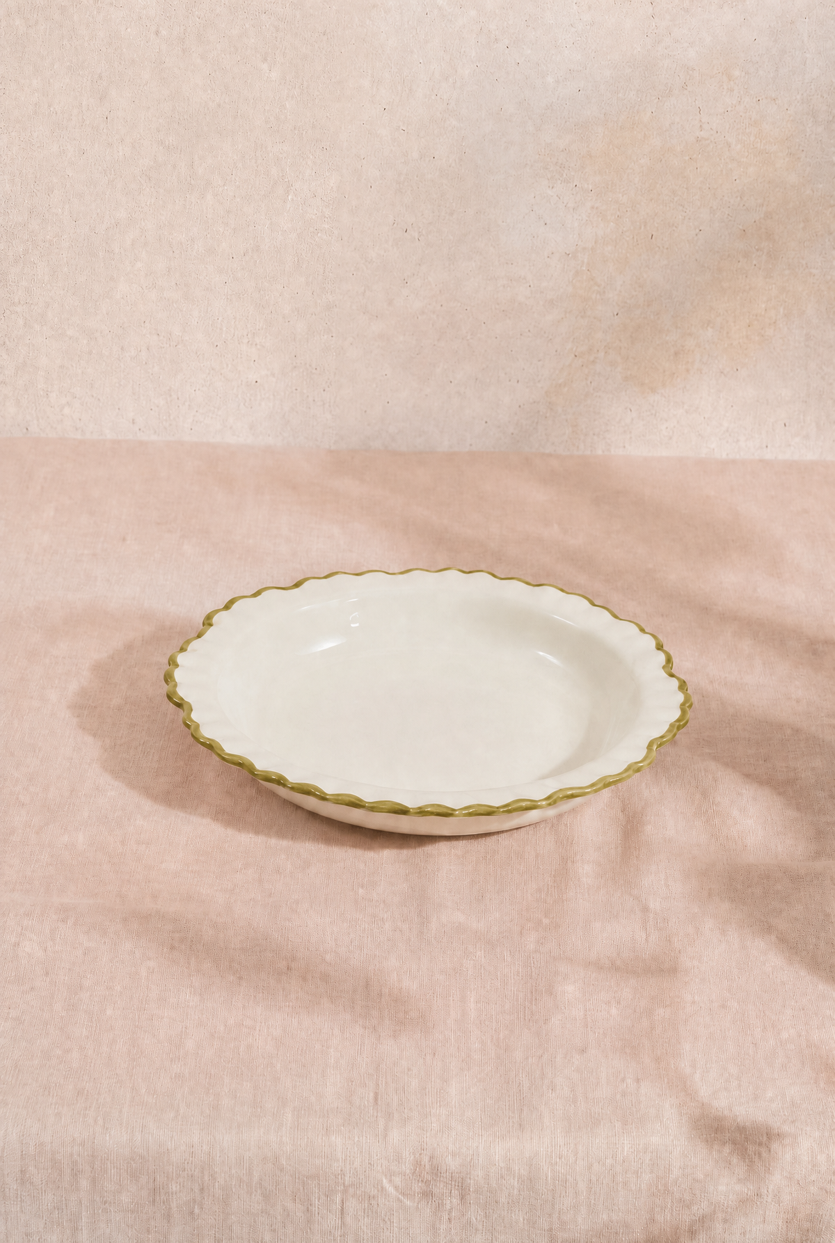 Pasta Plate Green Ollie (Set of 2)