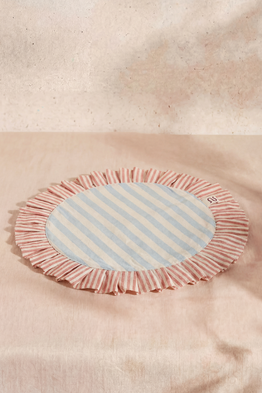 Placemat Lightblue / Blush Levi (set of two)