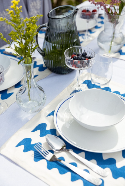 Napkin Blue Marrit (Set of 2)