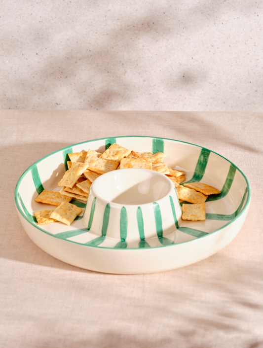 Chip'N Dip Bowl Green Sam